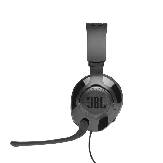 JBL Quantum 300 - Black - Hybrid wired over-ear PC gaming headset with flip-up mic - Detailshot 6